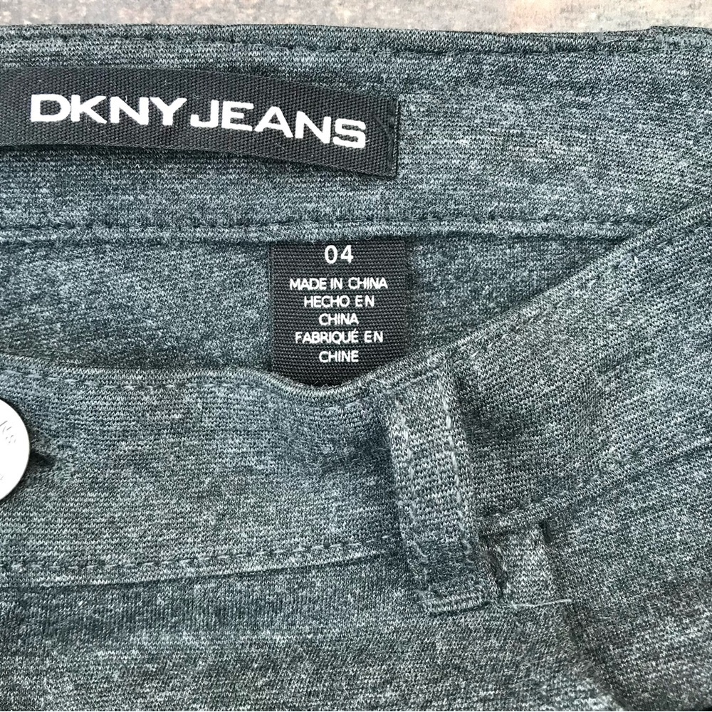 DKNY Charcoal Grey Slim Fit Legging Pants size 4 - Picture 14 of 15